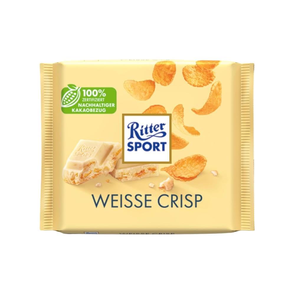 Ritter Sport Weisse Crisp Weiße Schokolade 10 x 100 g