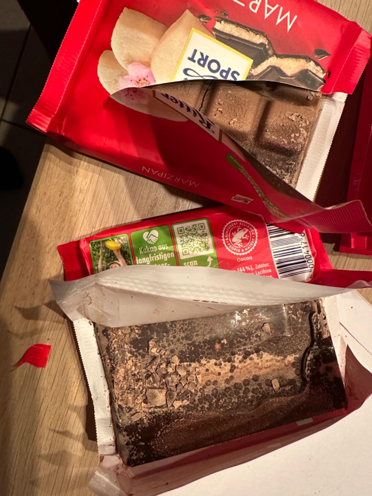 Ritter Sport Bunte Vielfalt Marzipan Schokolade 12x100g