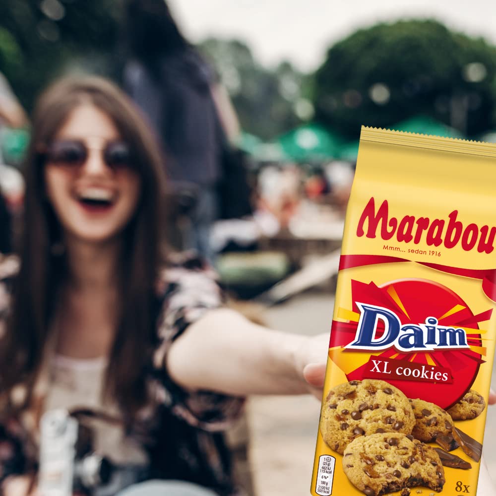 Marabou Daim XL Cookies Keks 10x184g Karamell Vorratspack
