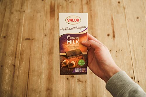 Valor 0% Milchschokolade Haselnusscreme zuckerfrei 100 g