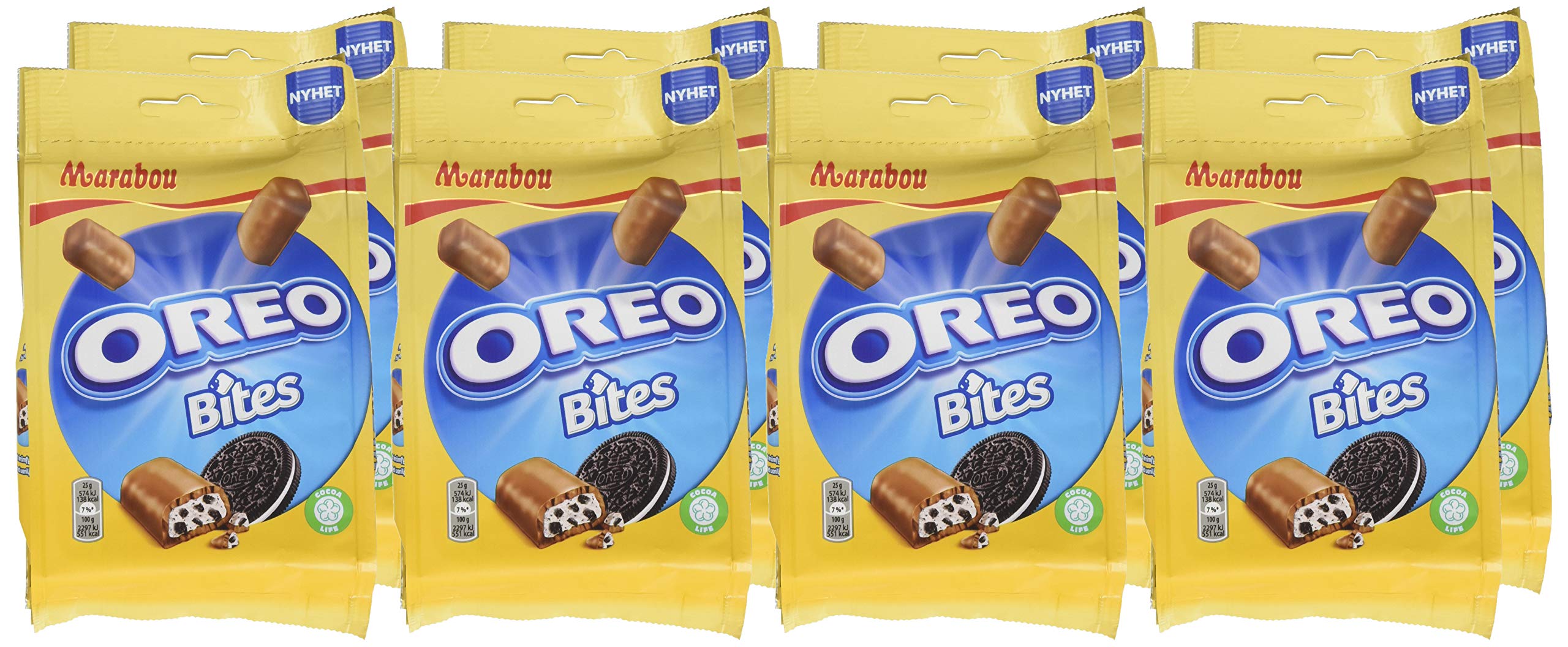 Marabou Påsar Oreo Bites Schokoriegel 8x140g Milchcreme
