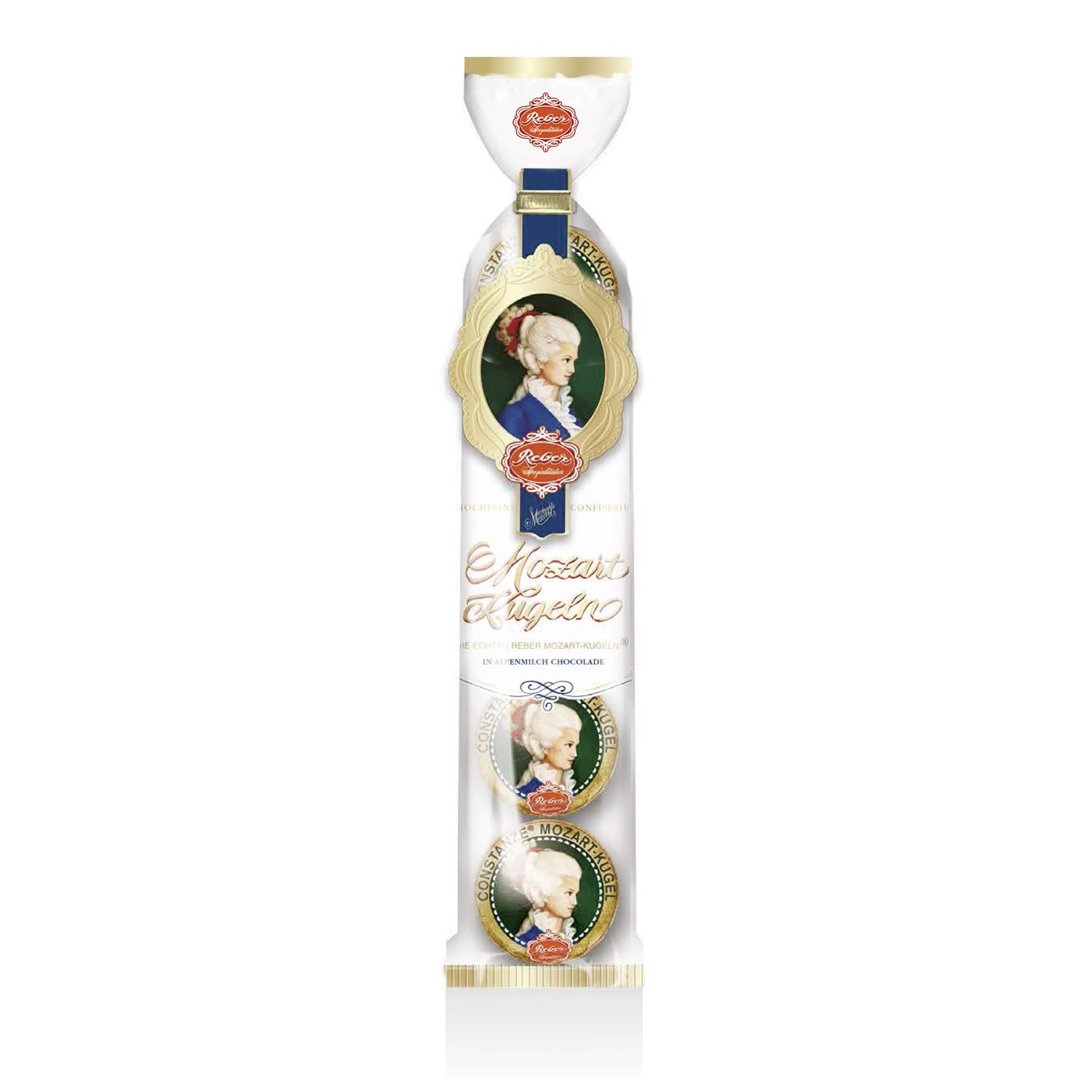 Reber Constanze Mozart-Kugeln Pralinen Alpenmilch 5er 100 g