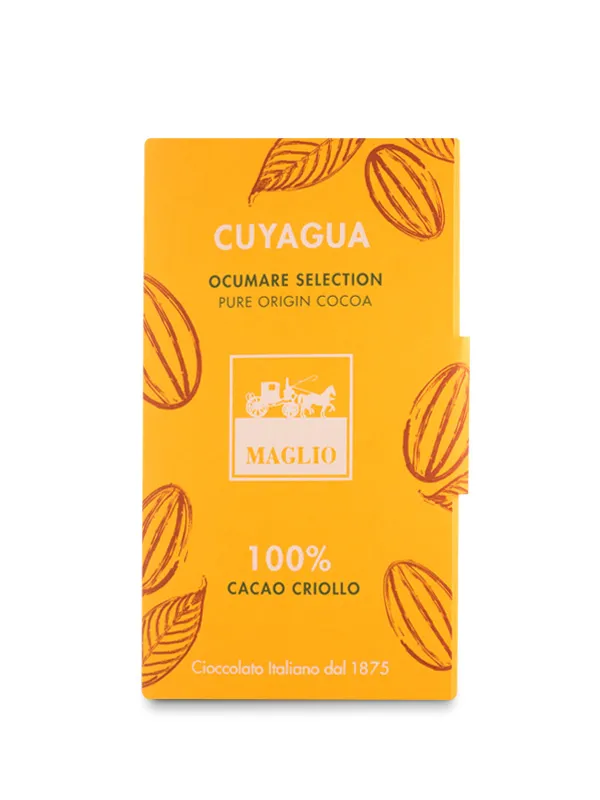 Maglio Cuyagua 100% Schokoladentafel 60g ohne Zucker