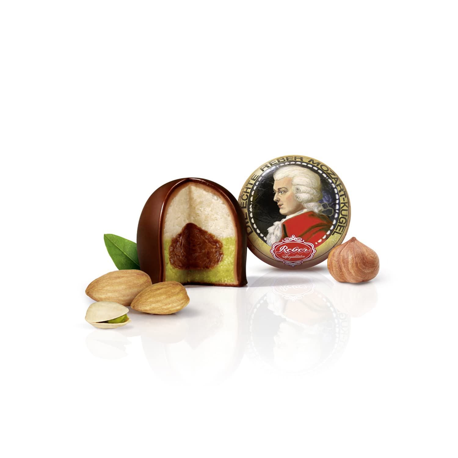 Echte Reber Mozart-Kugeln Pralinen 120 g Zartbitter