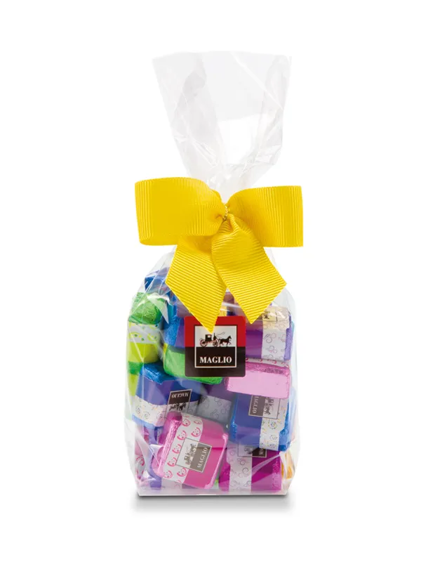 Maglio Sacchetto Quadrotti Pralinen Creme-Mischung Haselnuss