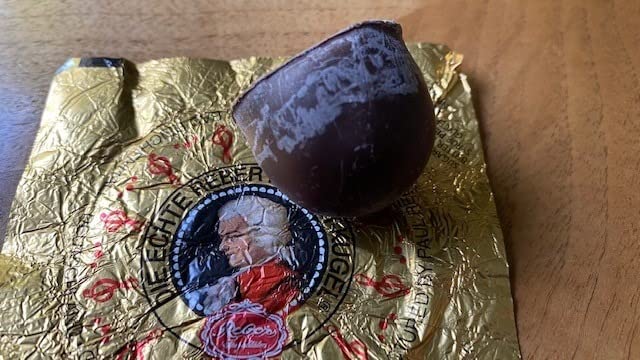Reber Mozart-Kugeln Pralinen 100 Stück Zartbitter Marzipan