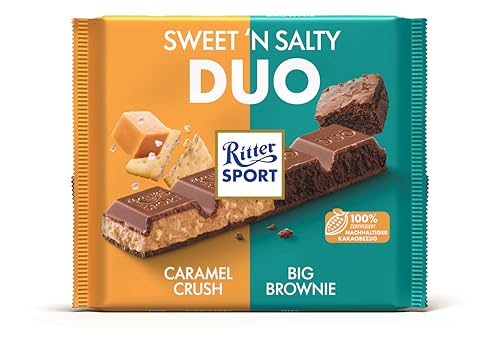 Ritter Sport Großtafel Sweet N Salty Duo 12x218g Karamell