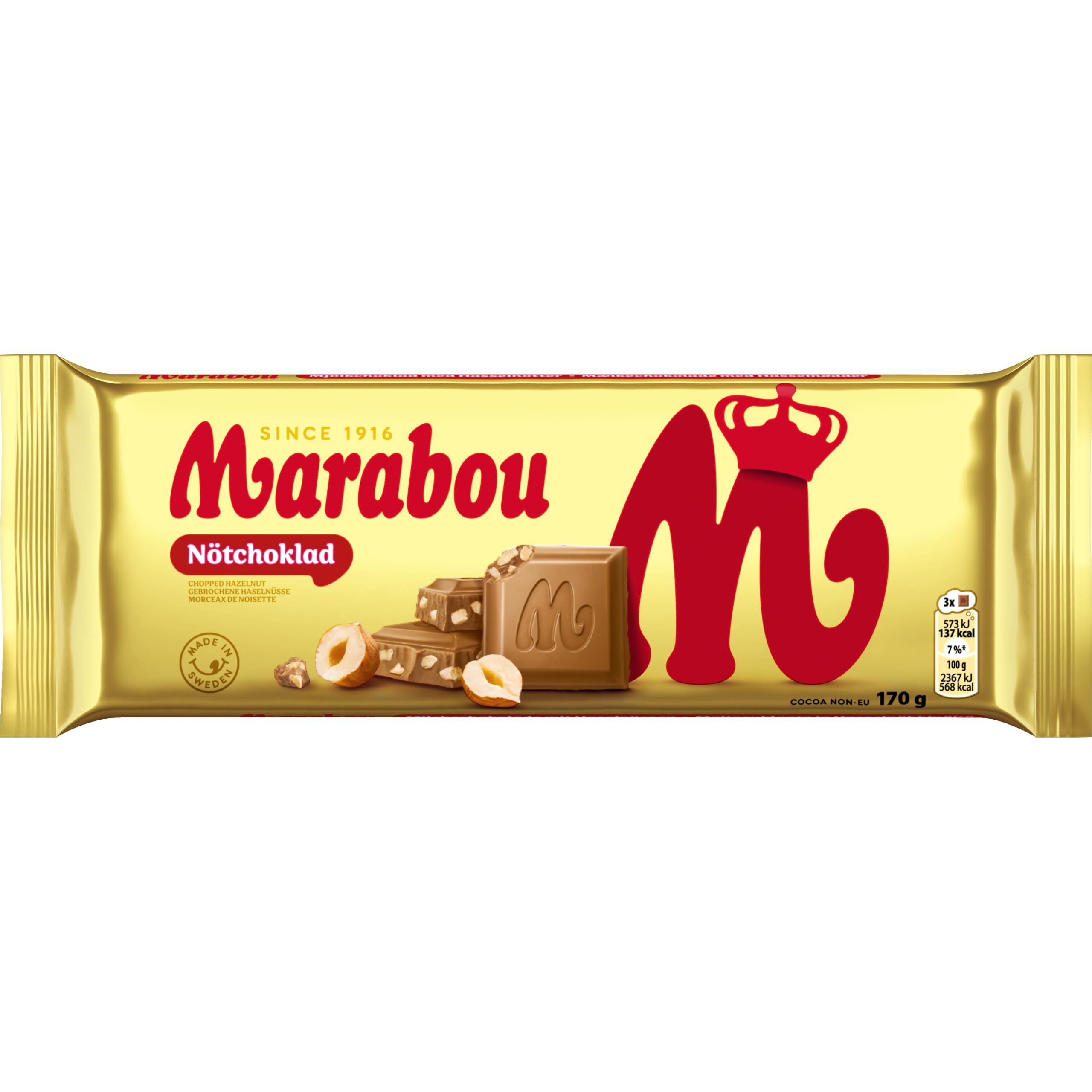 Marabou Chokladkakor Biscoff Milchschokolade 15x160 g Vorrat