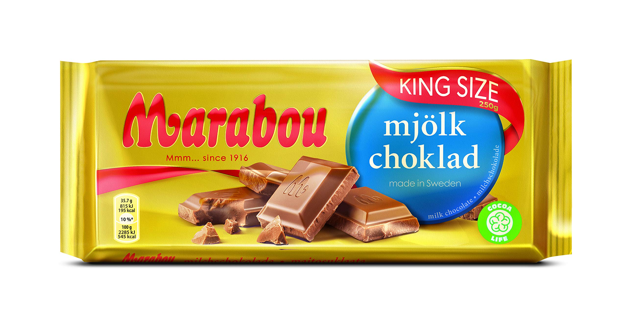 Marabou Chokladkakor Mjölk Schokolade 15x250g Vollmilch