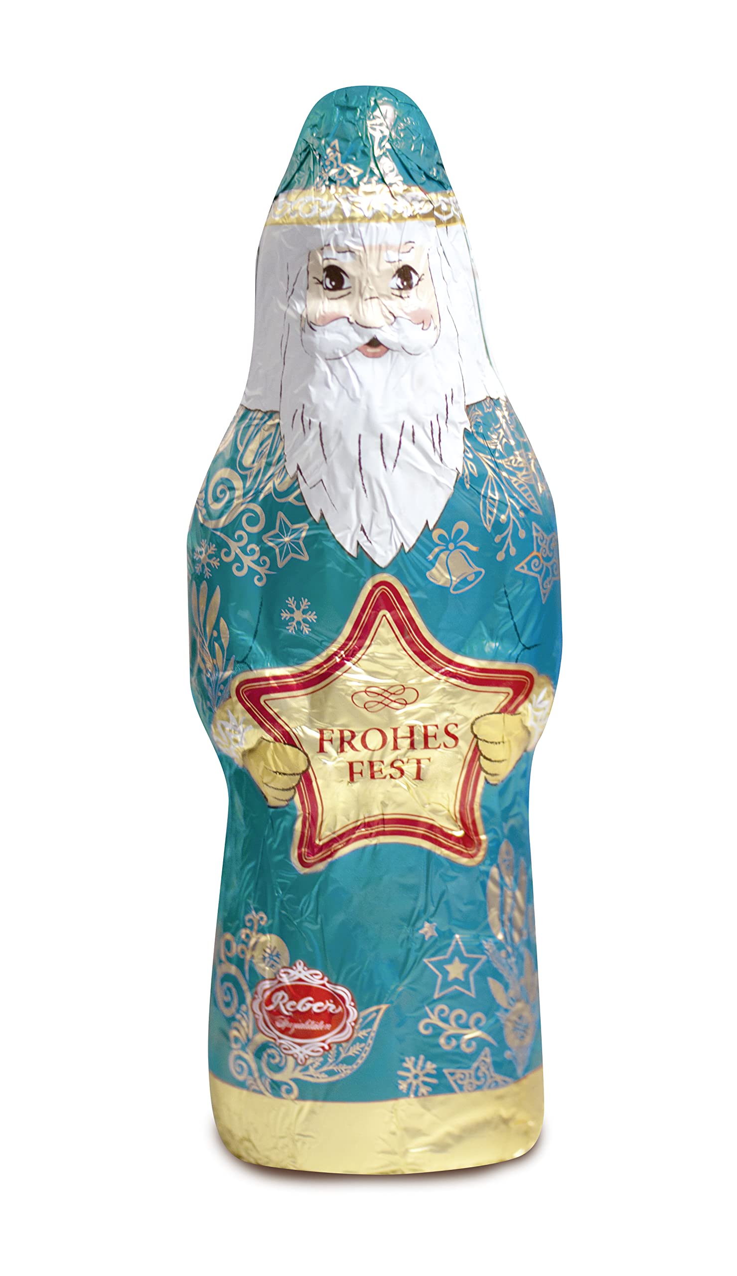 Reber Glückskäfer Weihnachtsmann Figur 100g Vollmilch