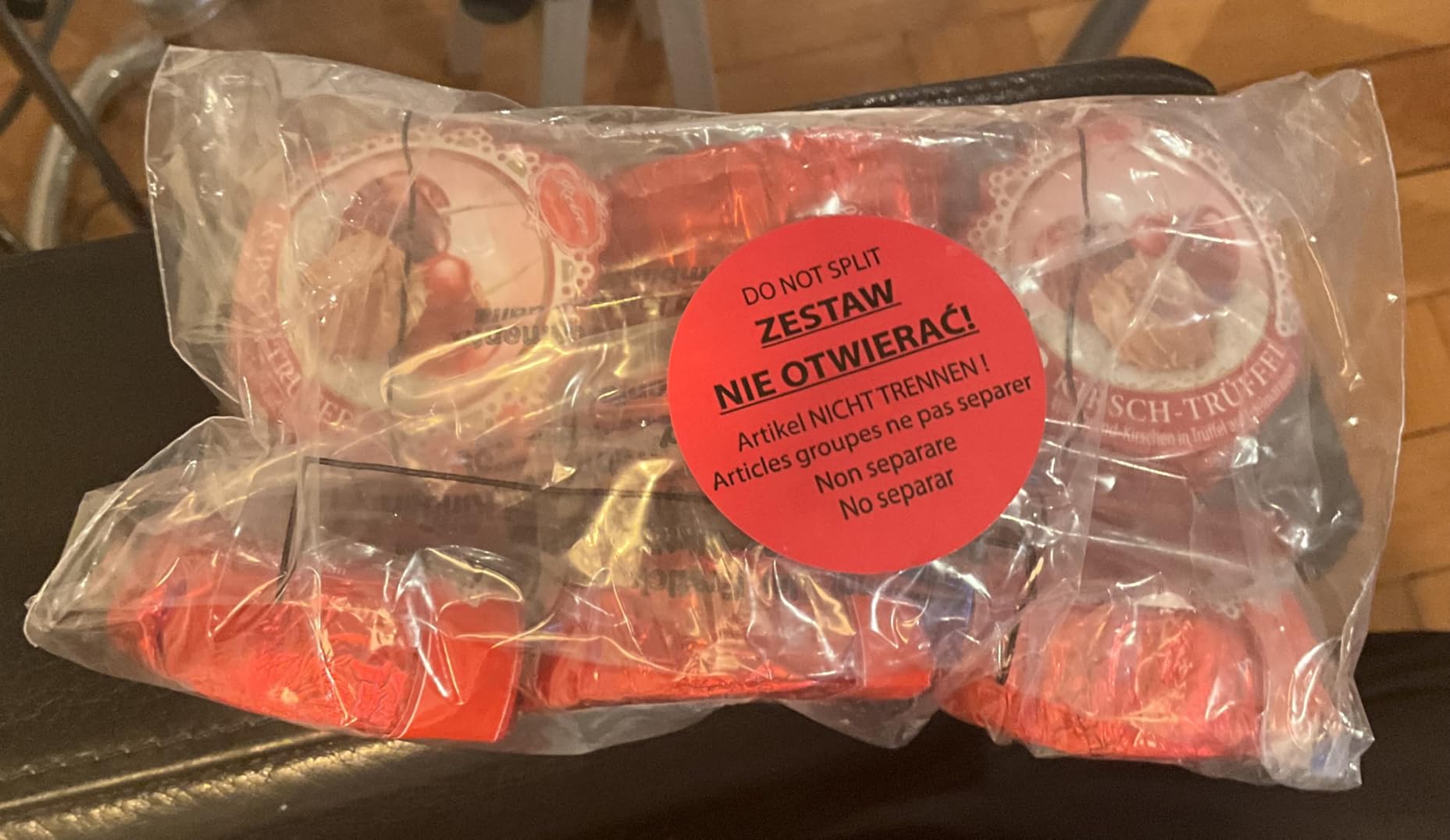 Reber Kirsch Pastete Pralinen Zartbitter 9er 441 g