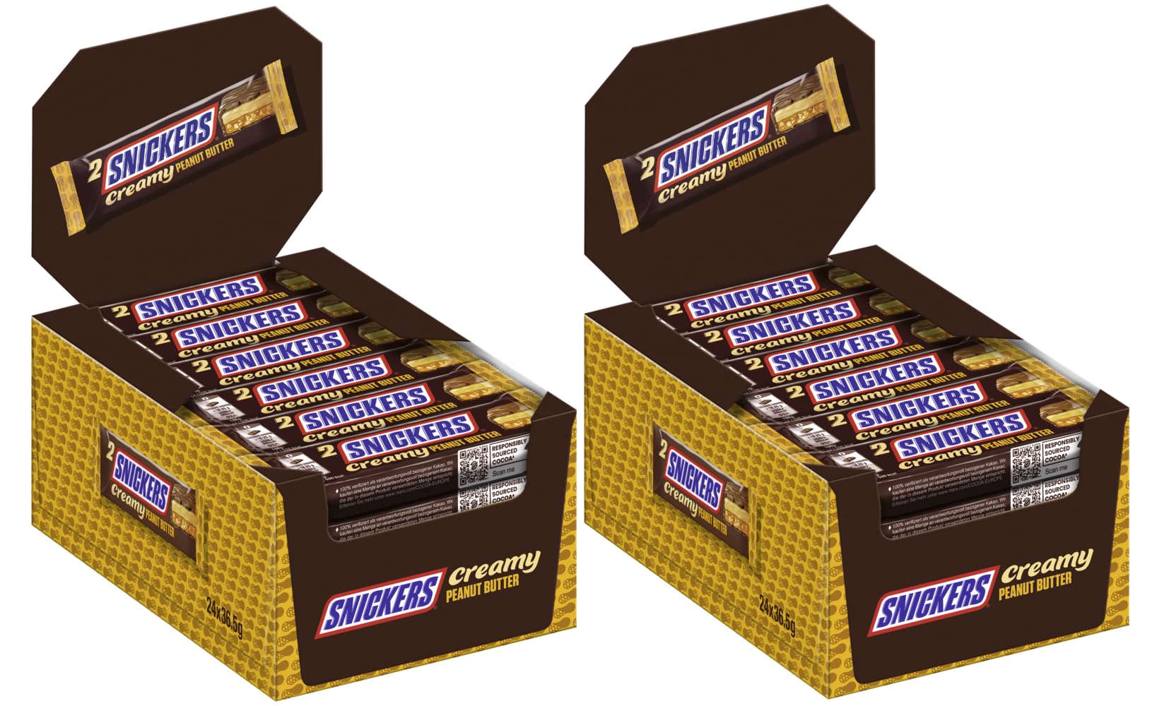 Snickers Creamy Peanutbutter Doppelriegel 24x36,5 g