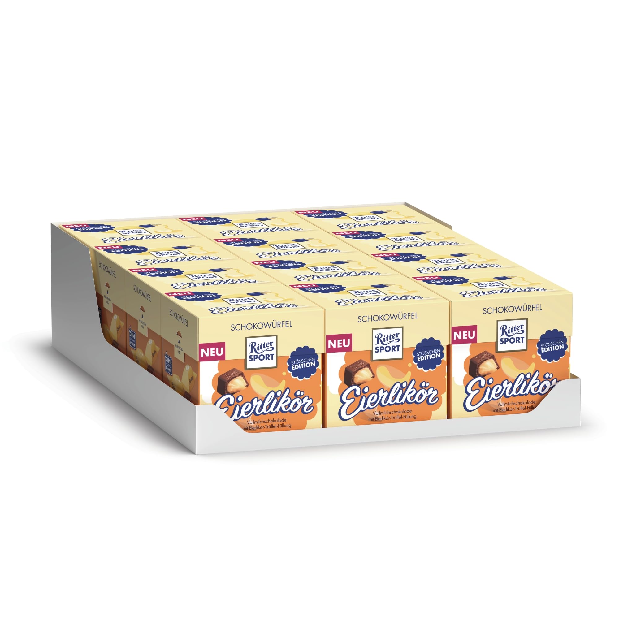 Ritter Sport Winter Schokowürfel Eierlikör 176 g