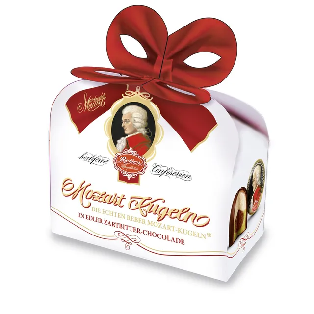 Reber Mozart-Kugeln Duett Pralinen 2er Pack 40g Pistazie