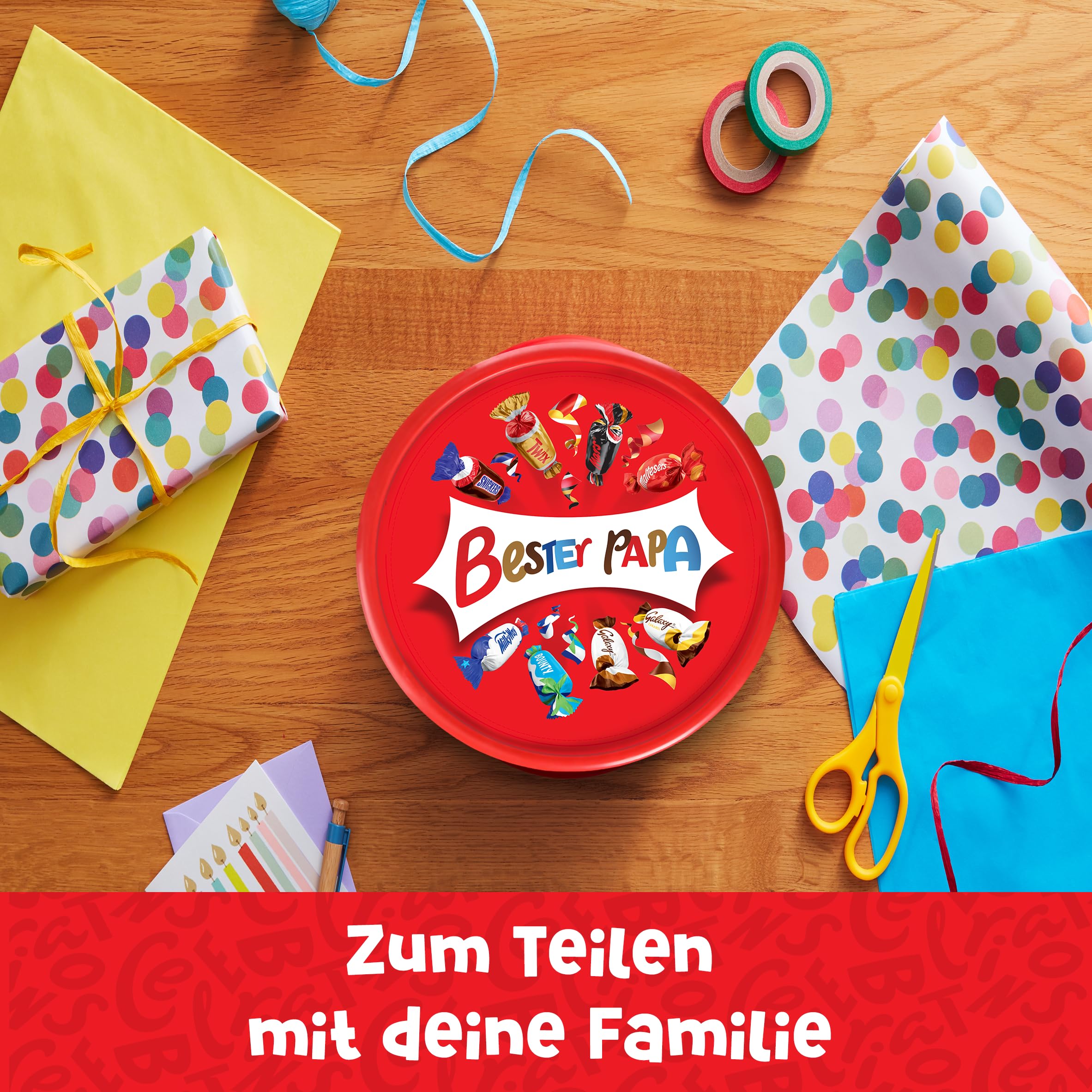 Celebrations Gift Tin Bester Papa Pralinenmischung 550g Dose