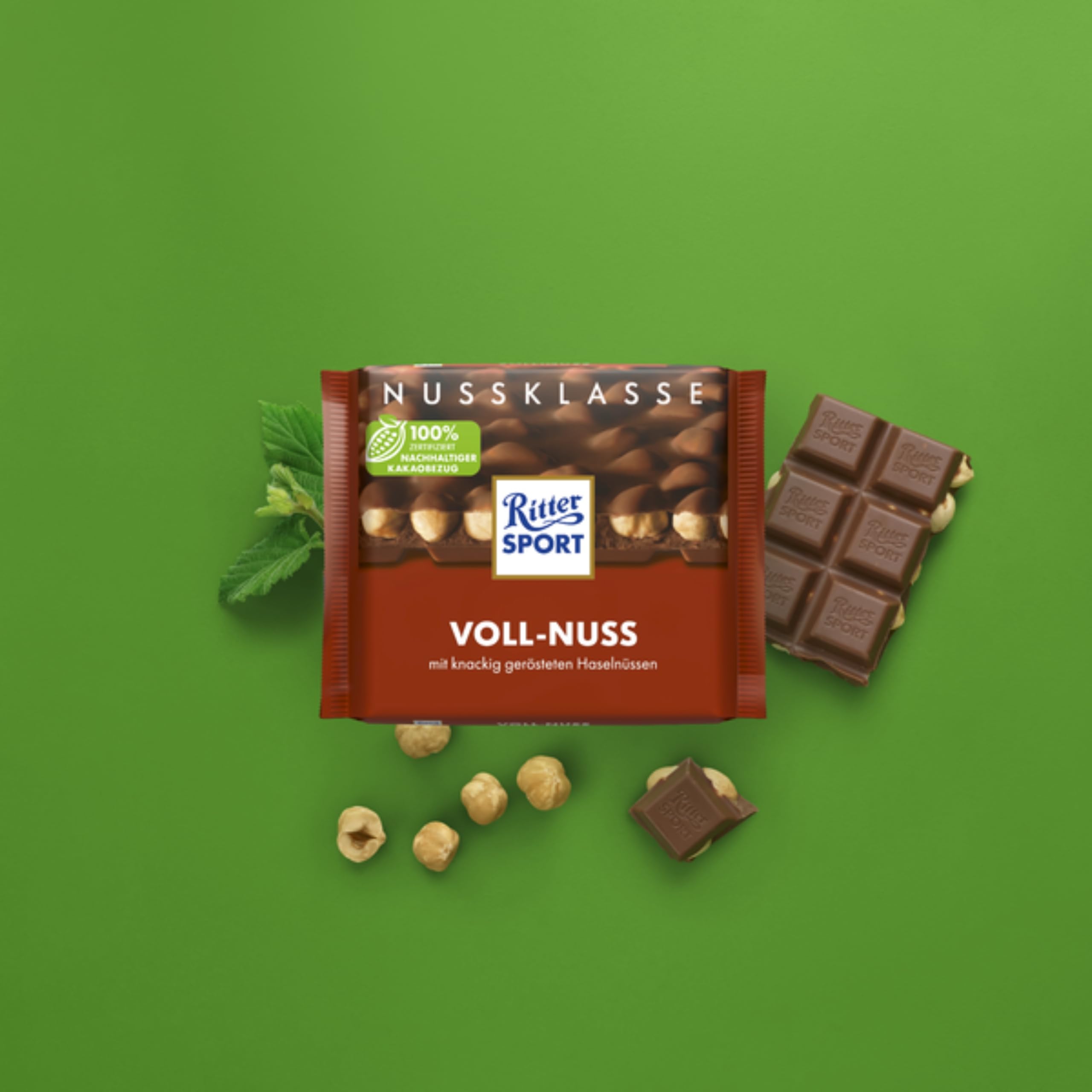 Ritter Sport Nuss-Klasse Voll-Nuss Schokolade 10x100 g