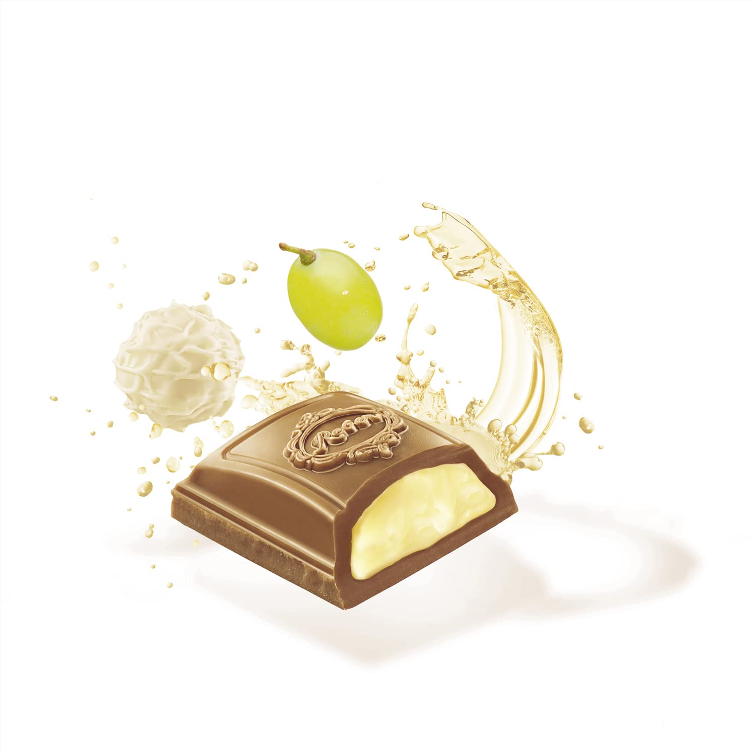 Reber Confiserie-Chocolade Marc de Champagne Schokolade 100g Trüffel
