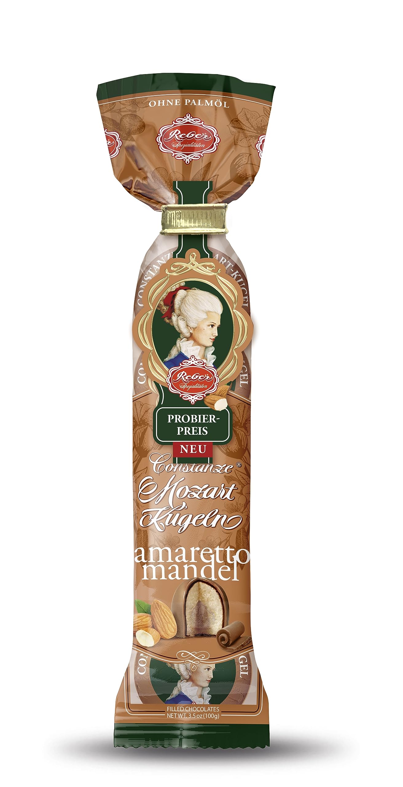 Reber Constanze Mozart-Kugeln Amaretto Mandel 5 Stück