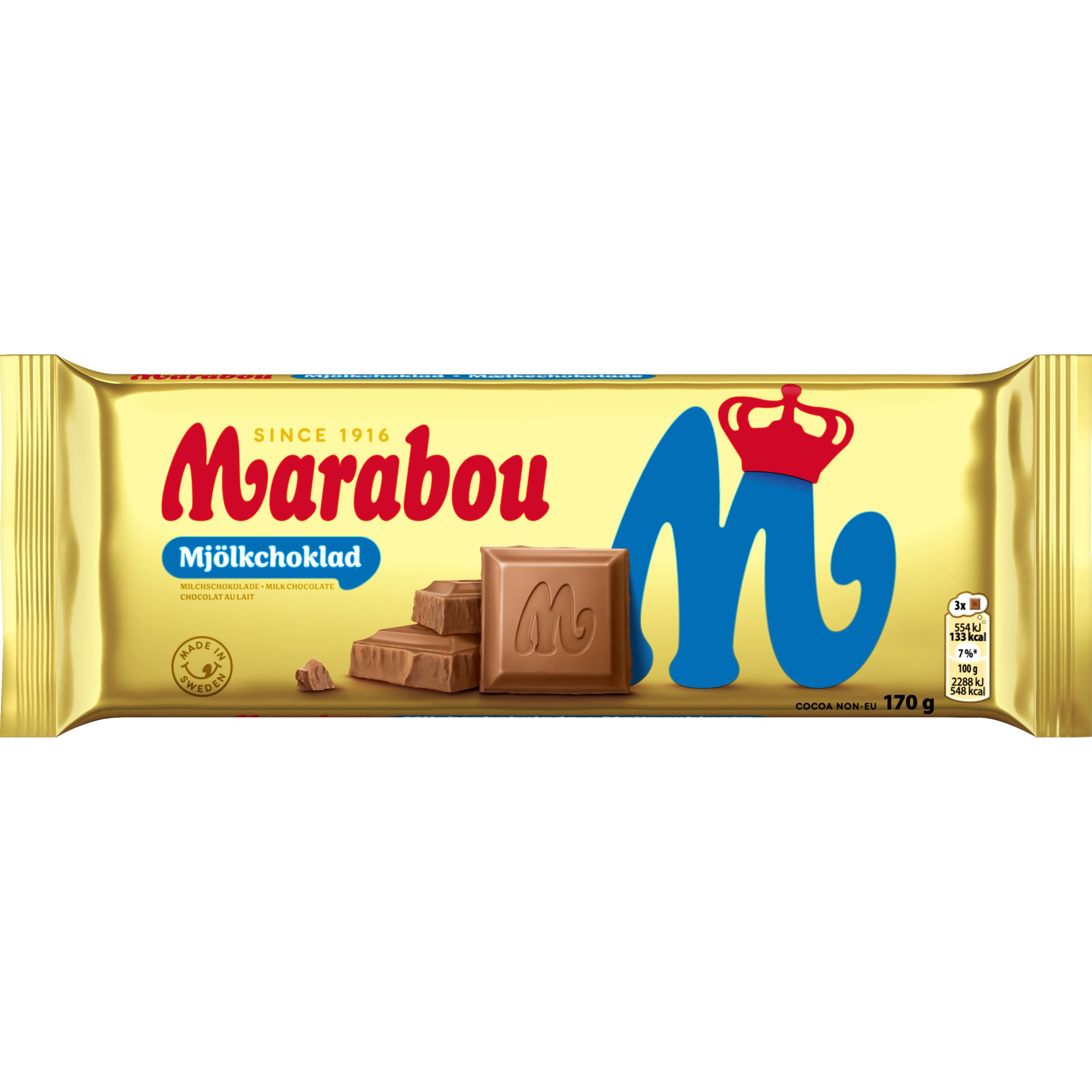 Marabou Chokladkakor Biscoff Milchschokolade 15x160 g Vorrat