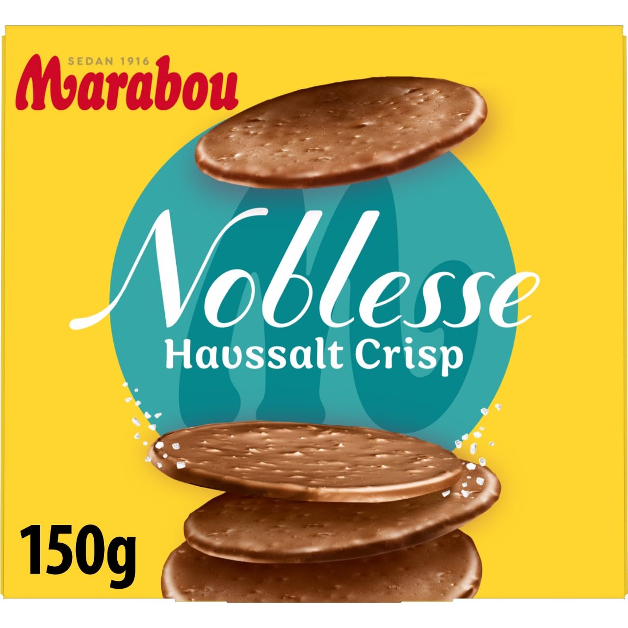 Marabou Chokladaskar Noblesse Sea Salt 12x150g Knusper