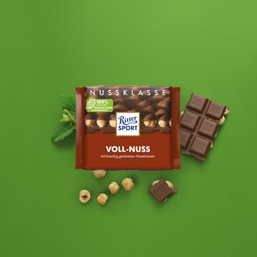 Ritter Sport Nuss-Klasse Voll-Nuss Schokolade 10x100 g