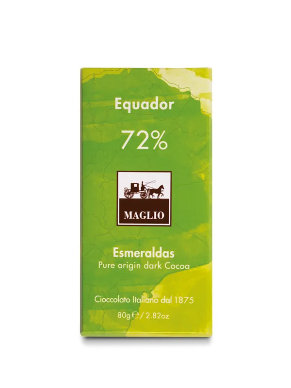 Maglio Tavolette Ecuador 72% Zartbitter Schokolade Tafel