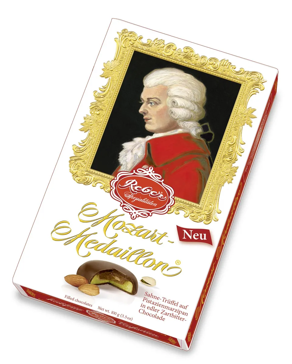 Reber Mozart-Medaillon Zartbitter Trüffel 3x100 g