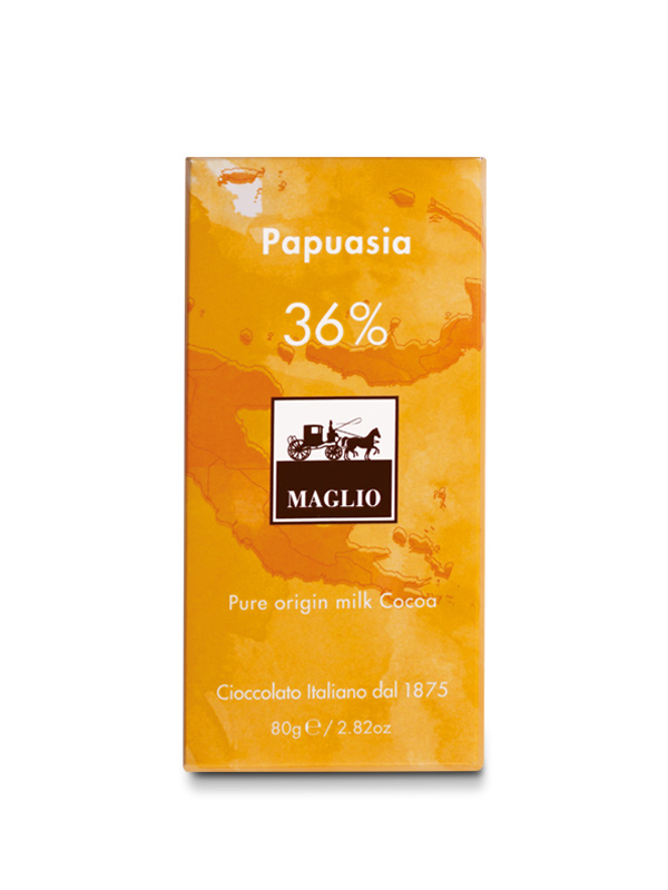 Maglio Tavolette Papuasia Tafel Vollmilch 36% Kakao