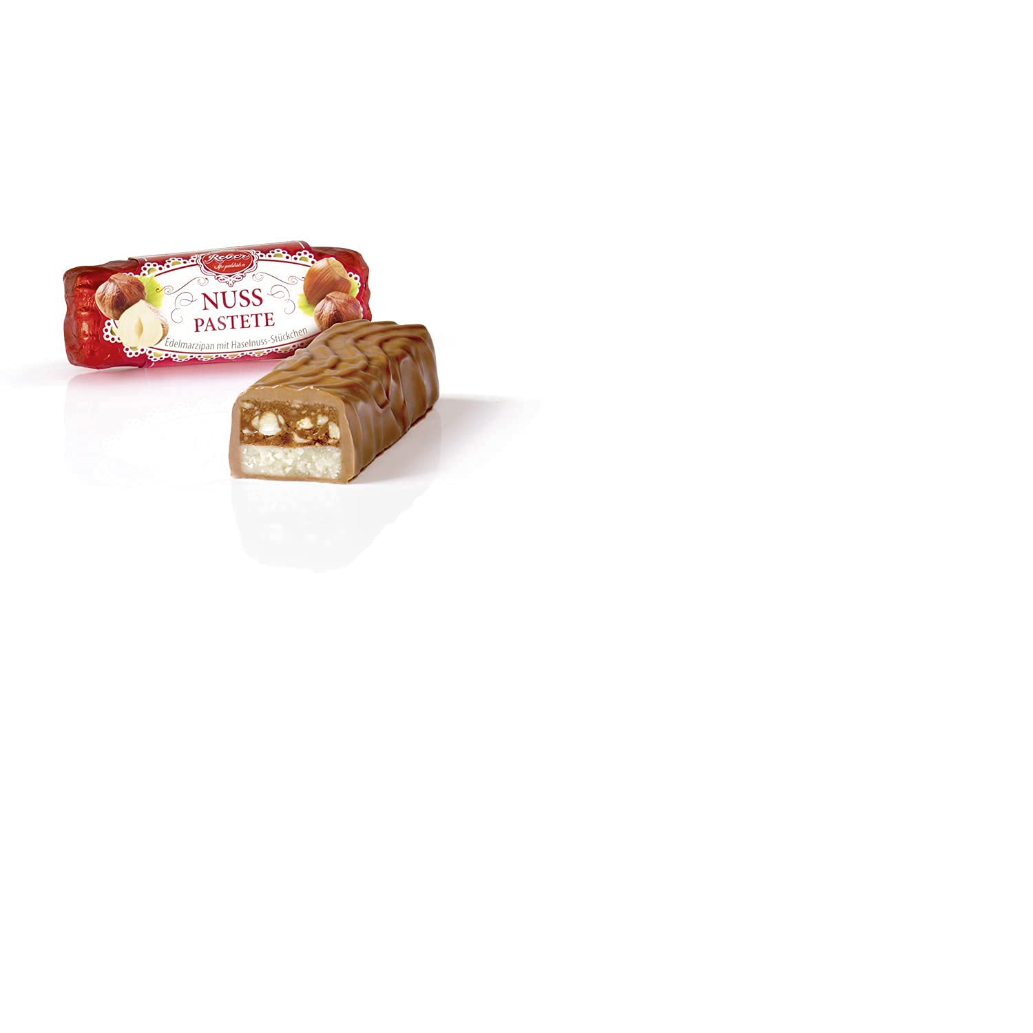 Reber Nuss-Pastete Praline 6x49g Rum-Marzipan Nougat