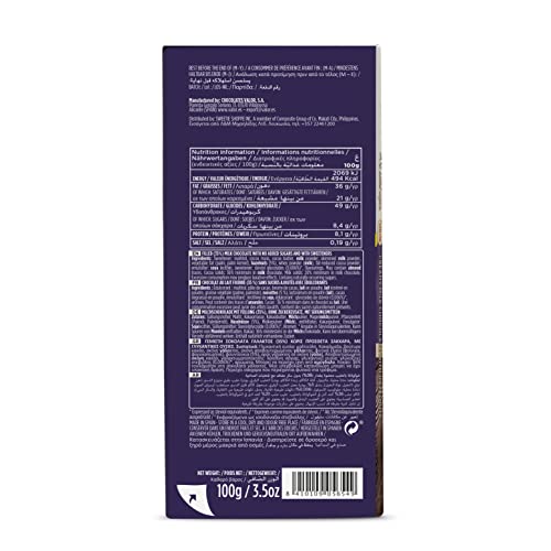 Valor 0% Milchschokolade Haselnusscreme zuckerfrei 100 g