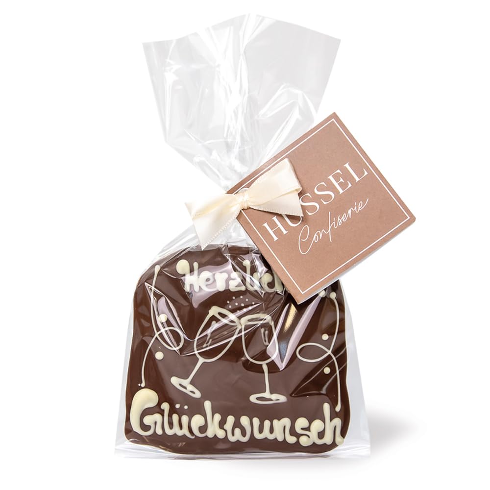 HUSSEL Schokolade Vollmilch Hab dich lieb Tafel 35 g Geschenk