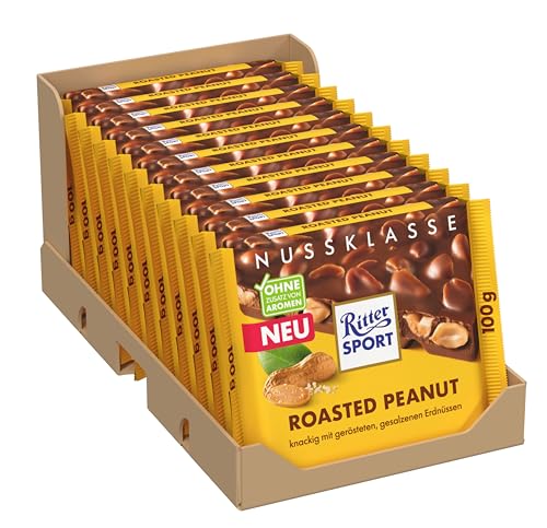 Ritter Sport Nuss-Klasse Roasted Peanut Tafel 11x100g Vollmilch