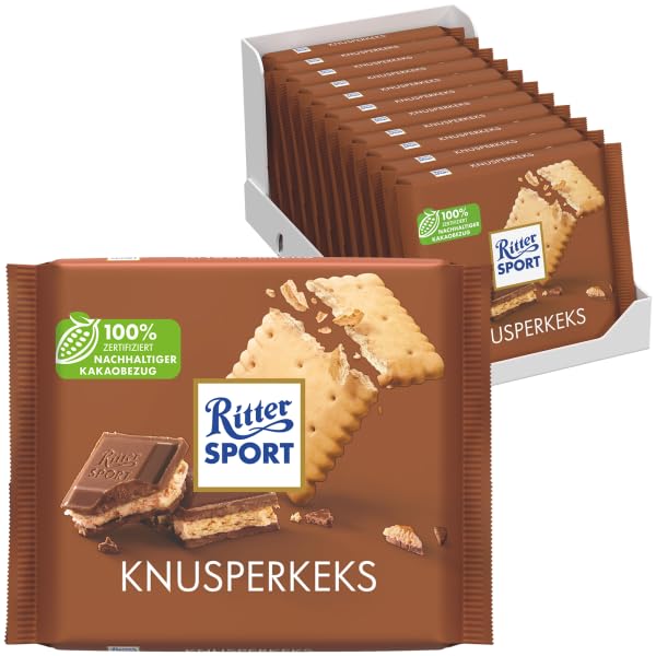 Ritter Sport Bunte Vielfalt Knusperkeks Tafel 11x100g Vollmilch
