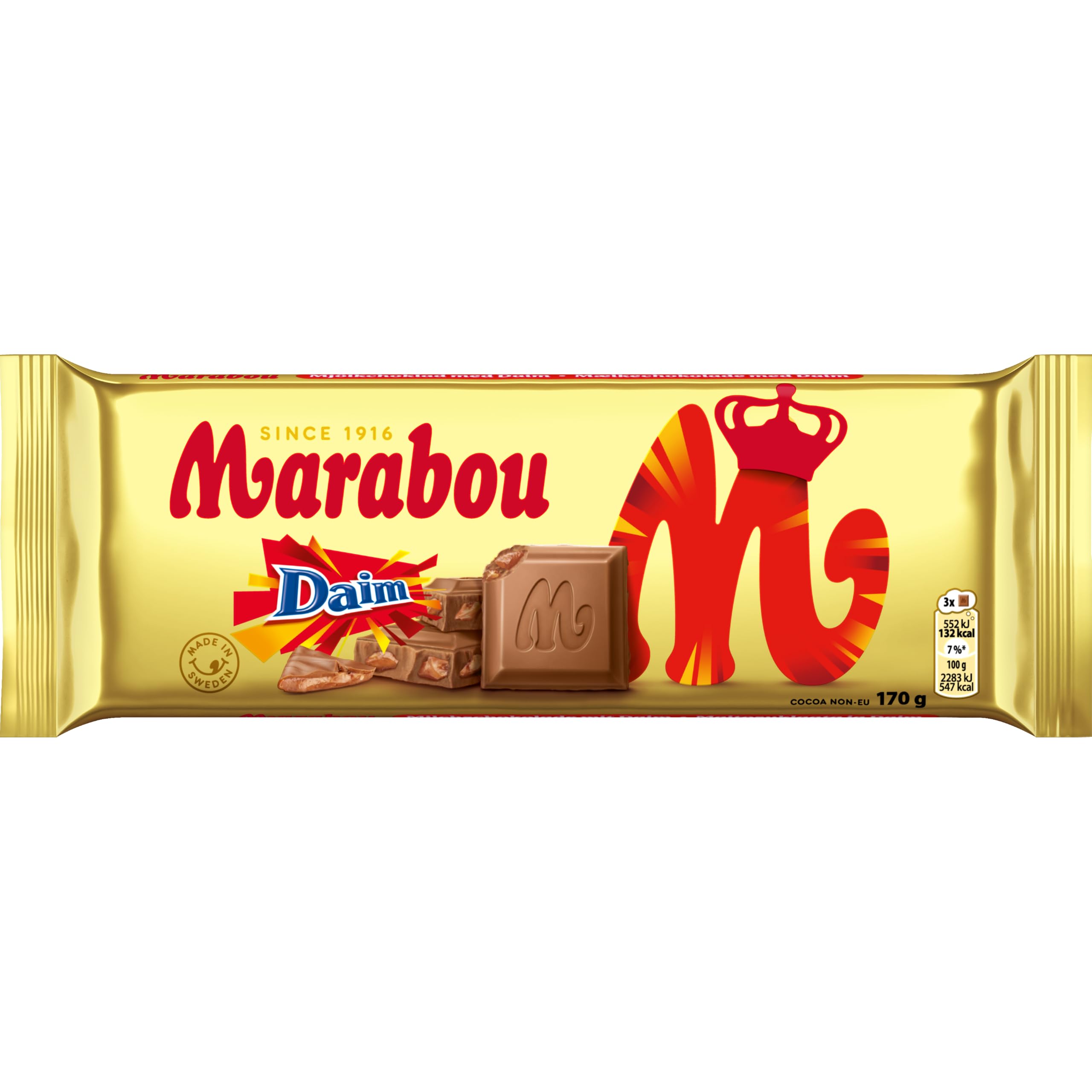 Marabou Chokladkakor Biscoff Milchschokolade 15x160 g Vorrat