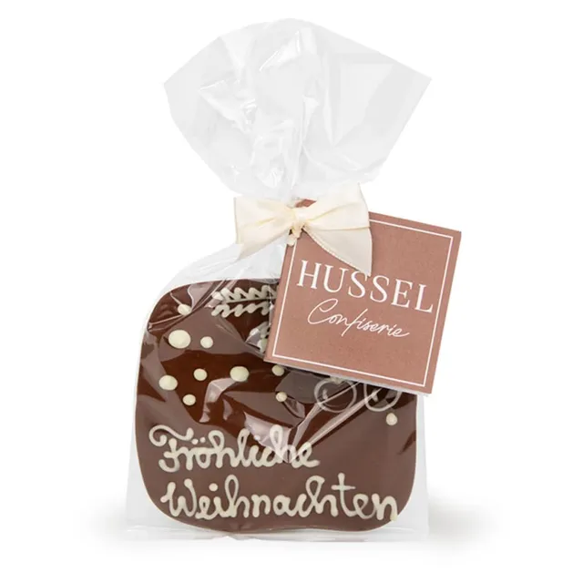 HUSSEL Fröhliche Weihnachten Vollmilchschokolade 35 g