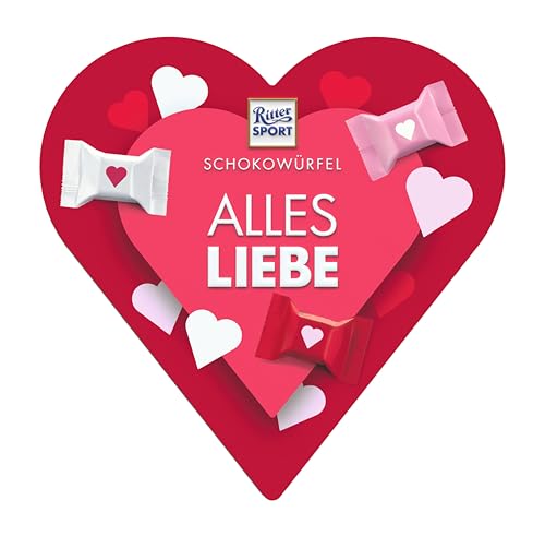 Ritter Sport Bunte Vielfalt Herz Schokowürfel 119g Vollmilch