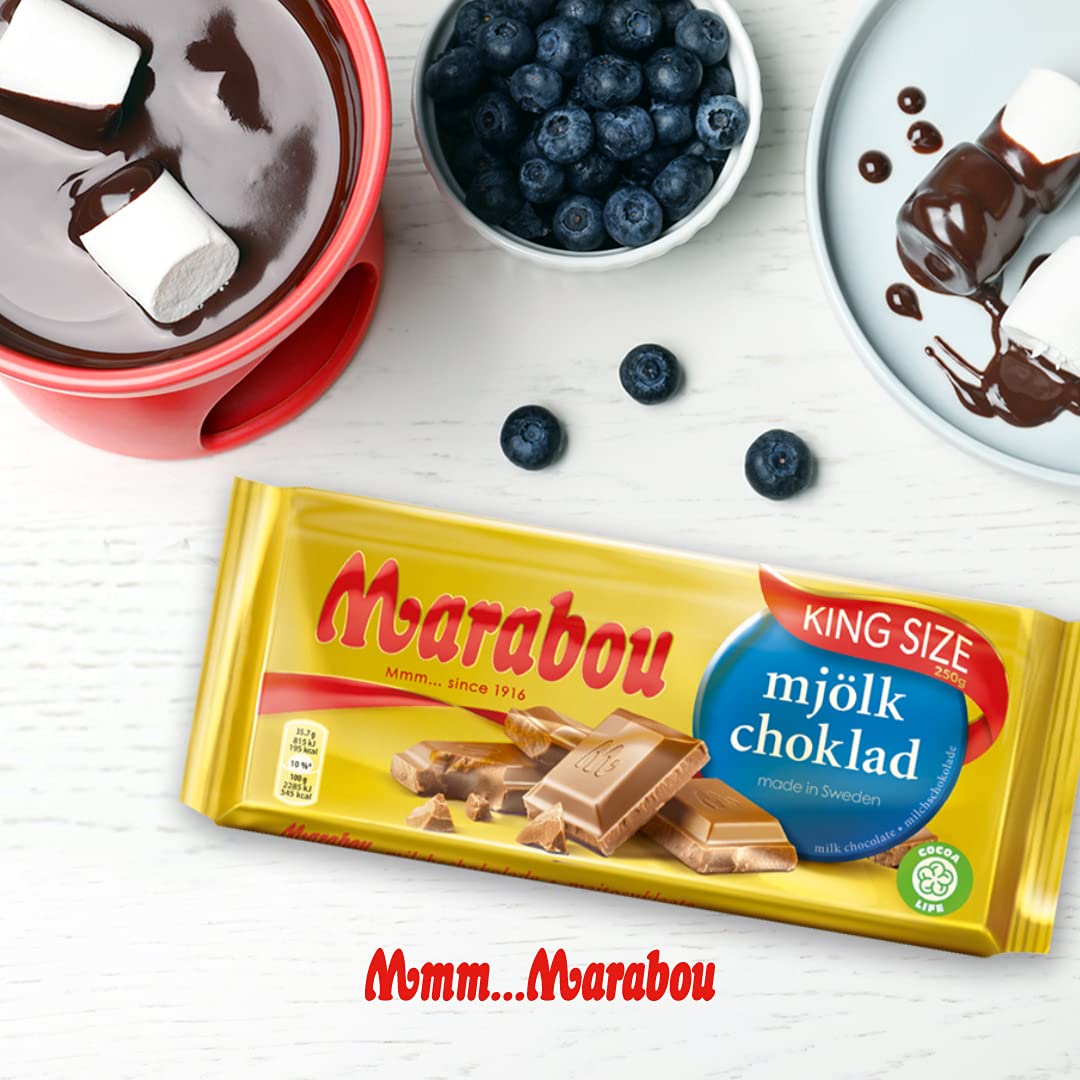 Marabou Chokladkakor Mjölk Schokolade 15x250g Vollmilch
