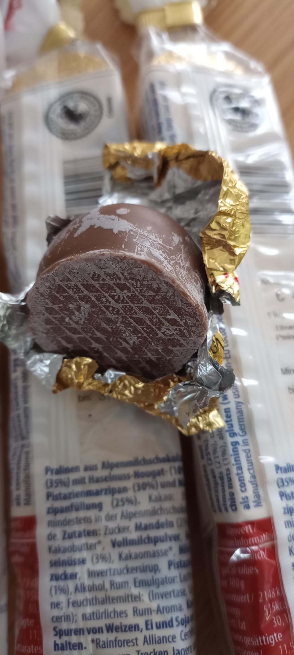 Reber Constanze Mozart-Kugeln Pralinen Alpenmilch 5er 100 g
