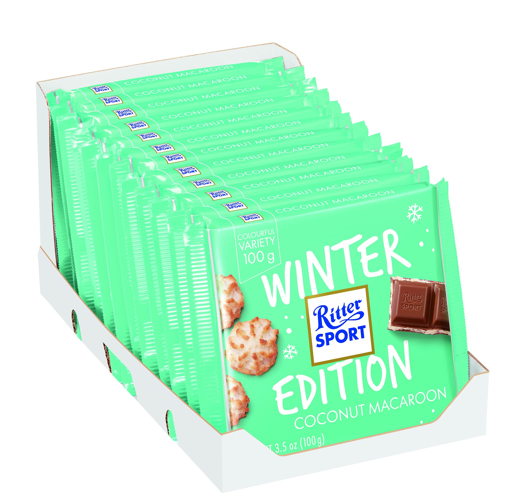 Ritter Sport Knusper-Flakes Vollmilchschokolade 10 x 100g Cornflakes