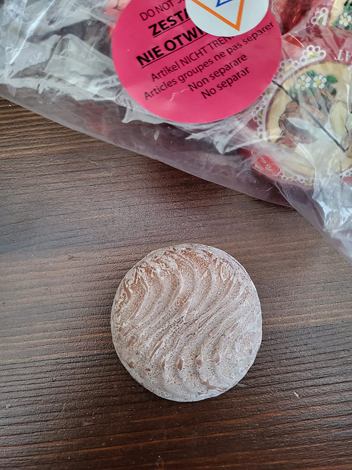 Reber Pasteten Sahne-Nougat Schokolade 342g 9 Stück Alpenmilch