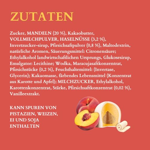 Reber Constanze Pfirsich Mozart-Kugeln 45er 900g weiß