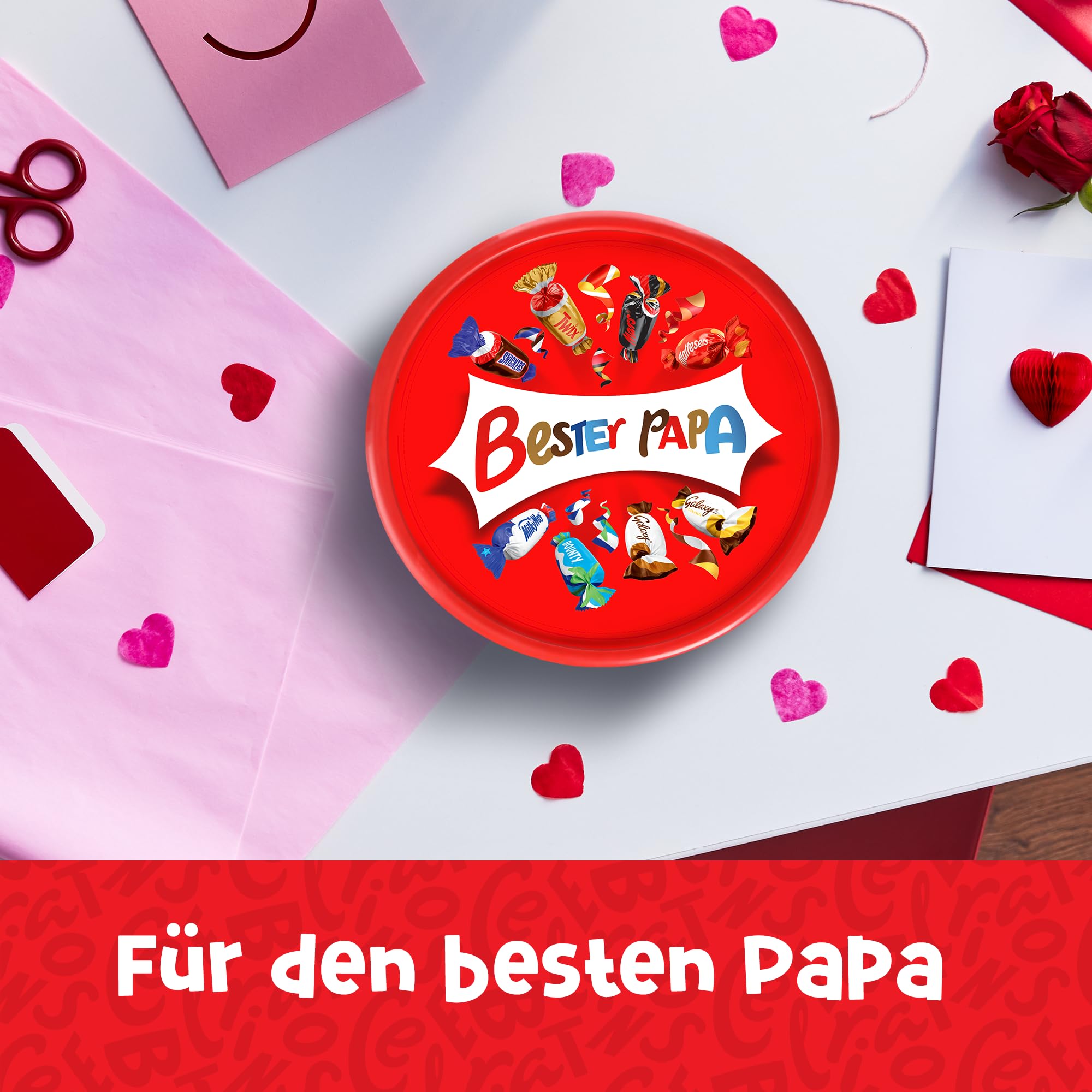 Celebrations Gift Tin Bester Papa Pralinenmischung 550g Dose
